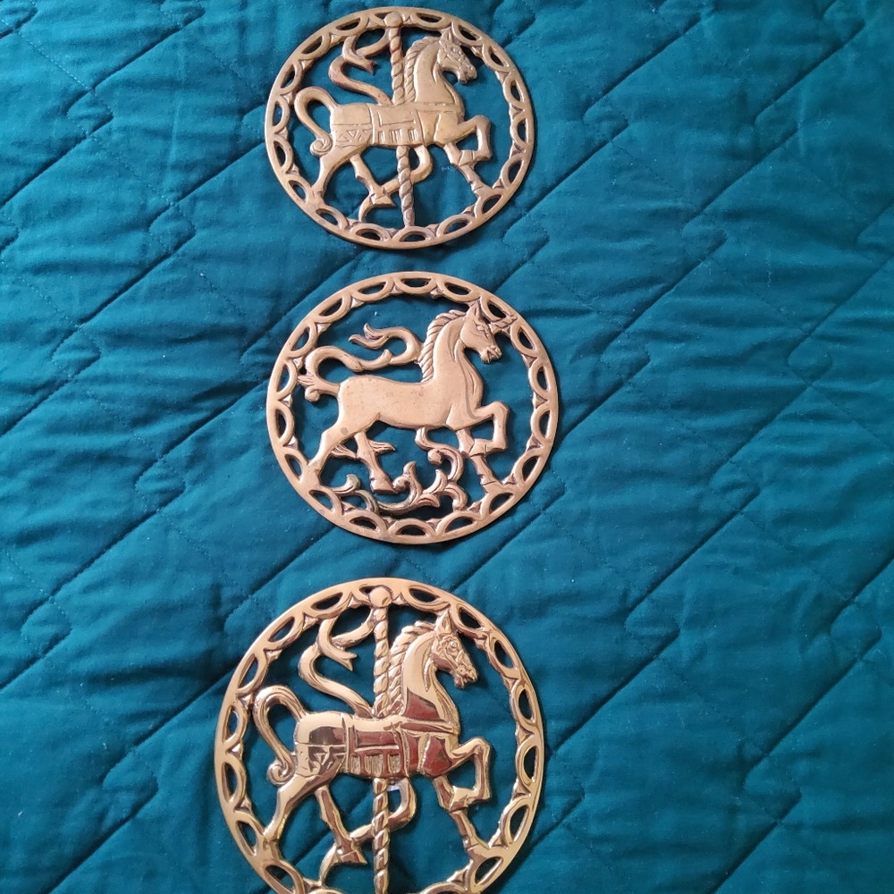 Three Brass Trivets